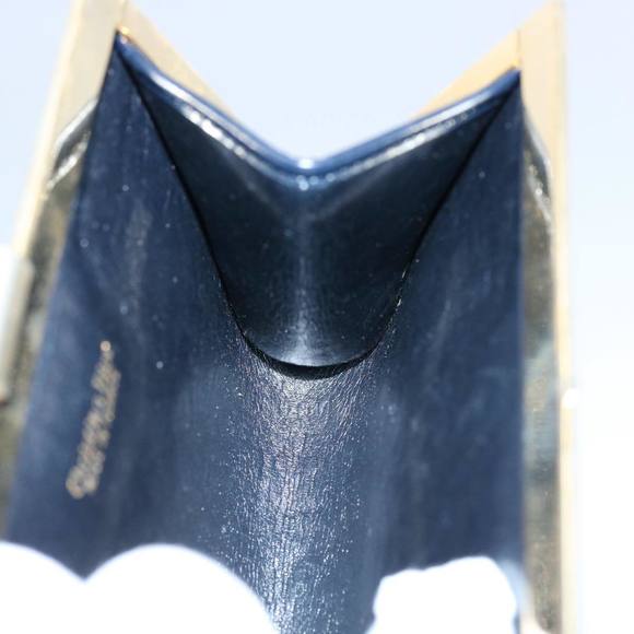 Christian Dior Trotter Canvas Pouch Navy Auth ep2830 - Picture 11 of 15